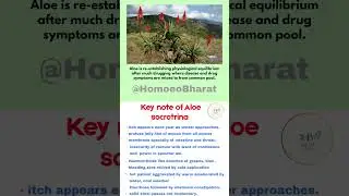 aloe key note #homoeobharat#drhahnemann#homoeopathy#homoeopathylearning #easy#shorttrick#biology