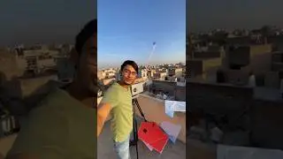Laser Se Patang Bulai 😱 | Jaipur Rooftop Kite Experiment #shorts #viral