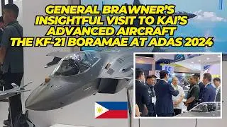 Познавательный визит генерала Браунера на новейший самолет KAI &mdash; KF 21 Boramae &mdash; на выставке ADAS 2024!
