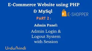 Admin Login and Logout System with Session in PHP | Login Logout system with session in PHP