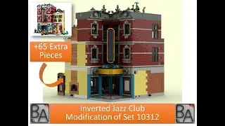 LEGO MOC   Inverted Jazz Corner   Modification of Set 10312