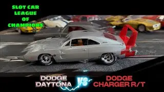 Плимут Суперберд против Додж Чарджера 🔥👀🔥 Гоночные машинки Carrera Pioneer Van Halen