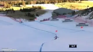 Christof Innerhofer crash into flag/29.12.2015