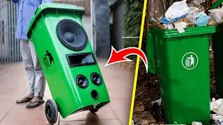 Anh thợ điện biến thùng rác thành loa kéo dằn mặt tên hàng xóm và vợ