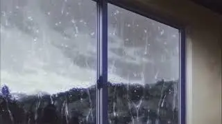 Shinunoga E-wa but it's raining outside and it's being played by your neighbor..... (1 hour loop)