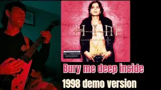 HIM | bury me deep inside (1998 demo version) (guitar cover)
