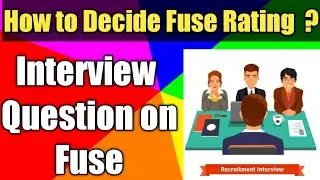 How to Select Fuse Rating | What is HRC Fuse | Hindi