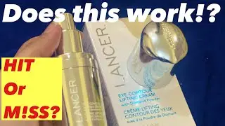 My thoughts on LANCER Eye contour lifting  cream after using for 2 months#antiaging