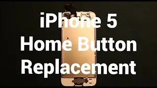 IPhone 5 Home Button Replacement How To Change
