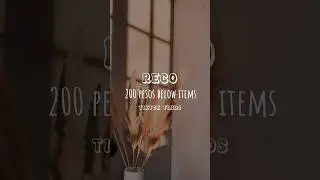 RECO 200 PESOS BELOW ITEMS  | BUDOL FINDS | Ms Jane