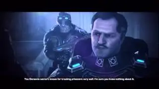 Gears of War Judgment Garron Paduk & Colonial Ezra P. Loomis Tribunial Cutscene Xbox 3601419