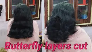 #butterflyhaircut #butterflylayers #haircut #hairlayer #advanced hair cut by isiri life and style