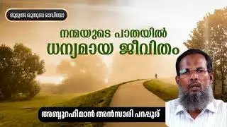 നന്മയുടെ പാതയിൽ ധന്യമായ ജീവിതം |  അബ്ദുറഹിമാൻ അൻസാരി പറപ്പൂര് | Abdurahiman Ansari Parappur 