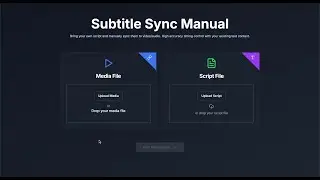 Manual Subtitle Maker | QuickLRC