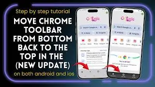 Chrome Toolbar at the Bottom of the Screen Problem | How to Move Chrome Toolbar Back to the Top 2026