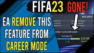 You Can't Adjust Your Wage/Transfer Budget in FIFA 23 Career Mode