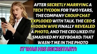 2 YEARS OF SECRET MARRIAGE TO A TECH TYCOON, THE CEO LIKED A PHOTO,TURNS OUT IT WAS HIS SECRETARY!
