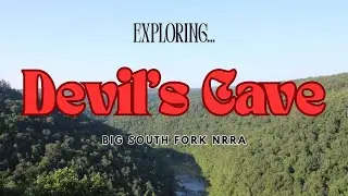 Exploring Devil's Cave. Big South Fork