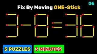 0006 🧠 5 Tricky Puzzles in 3 Minutes!