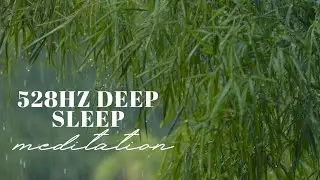 528Hz DNA Healing with Rain Sounds | Deep Sleep Meditation Music (1 Hour)