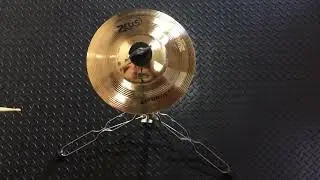 Kit Bateria Prato Zeus Hybrid Splash 08 Teste de Som
