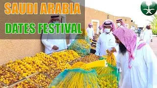 SAUDI ARABIA -  Dates Festival  in Buraydah City | the Biggest market for Dates