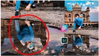 Best photo reflection in the water PicsArt editing free tutorial 🔥🔥|| Lightroom color effect best