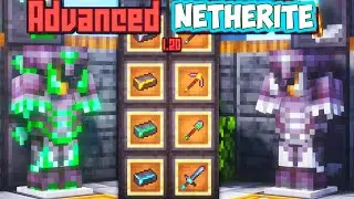 ADVANCED NETHERITE MOD IN MINECRAFT 🔥🤯| NEW NETHERITE ARMOR AND TOOLS ADDED TO MINECRAFT 1.20 😍🥰