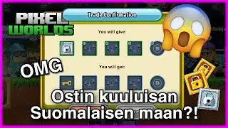 Ostetaan Maa SUOMI2 ft. Noobsteri 😱 Pixel Worlds Suomi