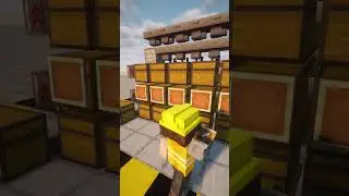 Minecraft Tutorial | Auto Sorter 🏭 | #shorts  #minecraft