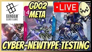 Gundam Card Game: GD02 Meta Cyber-Newtype Testing.