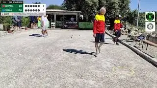 1er R&eacute;gional P&eacute;tanque Karosek - St Restitut🏆 Partie  Barrage. PETRINI  🆚 SORIANO