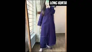 Very beautiful and tending long kurta designs for girls 😍#fashion #trendingshorts #longkurtidesigns