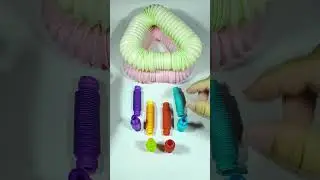 Creating ASMR Sound POP-TUBR #diy #shorts #oddasmr #colors #toys #creative #relaxing