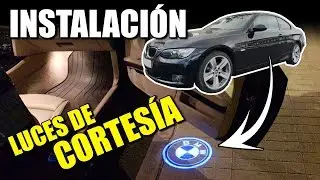COMO INSTALAR LUCES DE CORTESIA EN EL COCHE (CON LOGO) // EXPLICACIÓN EN BMW E92
