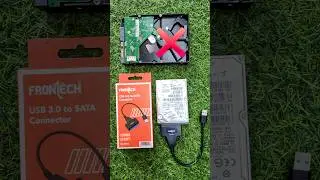 FRONTECH USB 3.0 to SATA Adapter for 2.5 HDD/SSD with Plug & Play Super Fast Transfer speed 👌