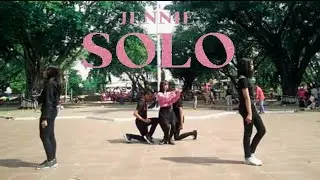 [KPOP IN PUBLIC CHALLENGE] JENNIE - 'SOLO' Dance Cover @ X.TENSIONDC From Pemalang (4 backup dancer)