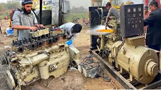 Cummins nt855 engine fitting | Generator Crankshaft Glass Changing In Piston| manual