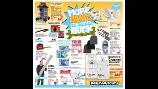 Menards More Bang! For Your Buck Sale Ad Free Rebates, Deals & Unadvertised 01.19.2022-02.06.2022