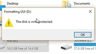 Fix : USB Write Protection Error in Windows