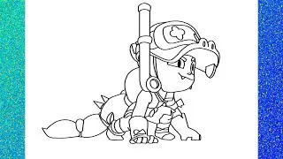 COMO DESENHAR ALLI NOVO BRAWLER - BRAWL STARS