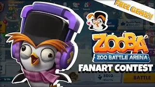 Draw Fuzzy and get gems!! 💎 | Zoo battle arena | Zooba NOOB 