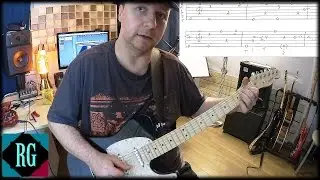 ★ DARK NIGHT ►BLASTERS - INTRO GUITAR LESSON with TABS