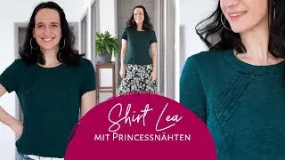 Shirt mit Biesen und Wiener N&auml;hten n&auml;hen (Schnittmuster Lea)