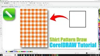 How to Create a Shirt Check Pattern in CorelDRAW | Professional Shirt Pattern Design Tutorial (Hi...