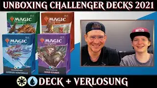 MTG Unboxing Challenger Decks 2021 deutsch | Magic the Gathering | Trader l Review Azorius-Kontrolle