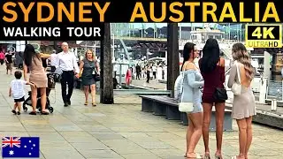 SYDNEY AUSTRALIA VIRTUAL WALKING TOUR | 4K Walk Darling Harbour - Chinatown | 4K UHD