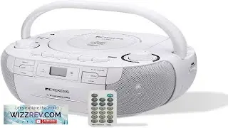 Retekess TR621 CD-проигрыватель и кассетный плеер-бумбокс для дома