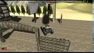 Unity3d Tank, тест моей игры, Unity3d танк