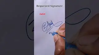 How to signature your name with Z letter?  ❤️